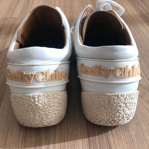 See By Chloe Sneakers size 39 white wedge